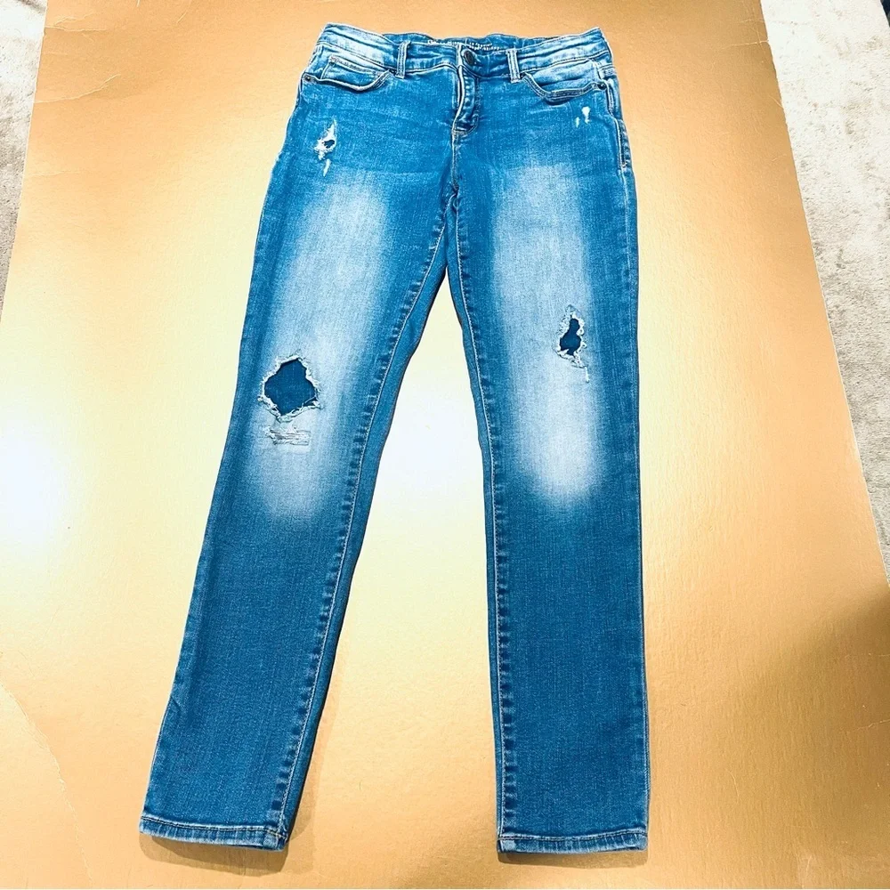 GAP Kids Super Skinny Distressed Blue Jeans Girl’s 12R